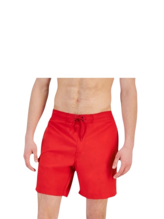 Club Room Other - Club Room Men's Solid Quick-Dry 7" E-Board Shorts, Fire Size M -NWT